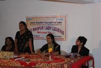 Founder President of JCI Nagpur Lady Legend giving Speech
