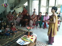 Rashmi Priya delivering Training on Parenting