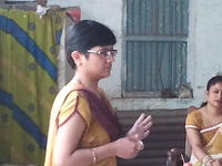 Rashmi Priya during training