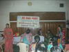 Role play where doctor controls a troubling patient and pacifies the situation of anger.