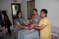 Rashmi Priya receiving Memento